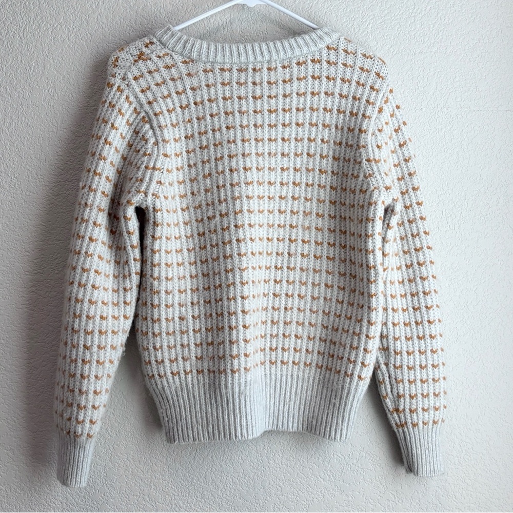 Madewell Striped Barfield Sweater Merino Wool and Alpaca XS - Picture 6 of 7